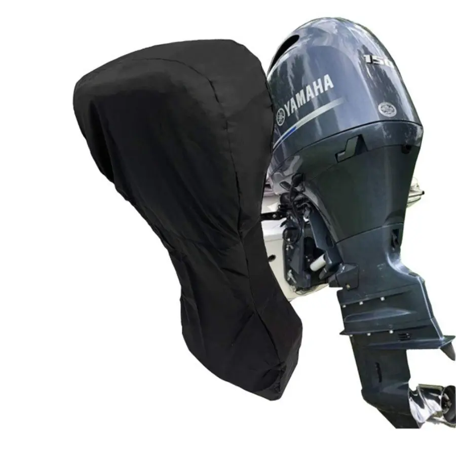 Boat Outboard Motor Cover, Engine Dustproof Hood, Waterproof and Dirt-Resistant, Sun Protection for Marine Engines, 1 Piece Set