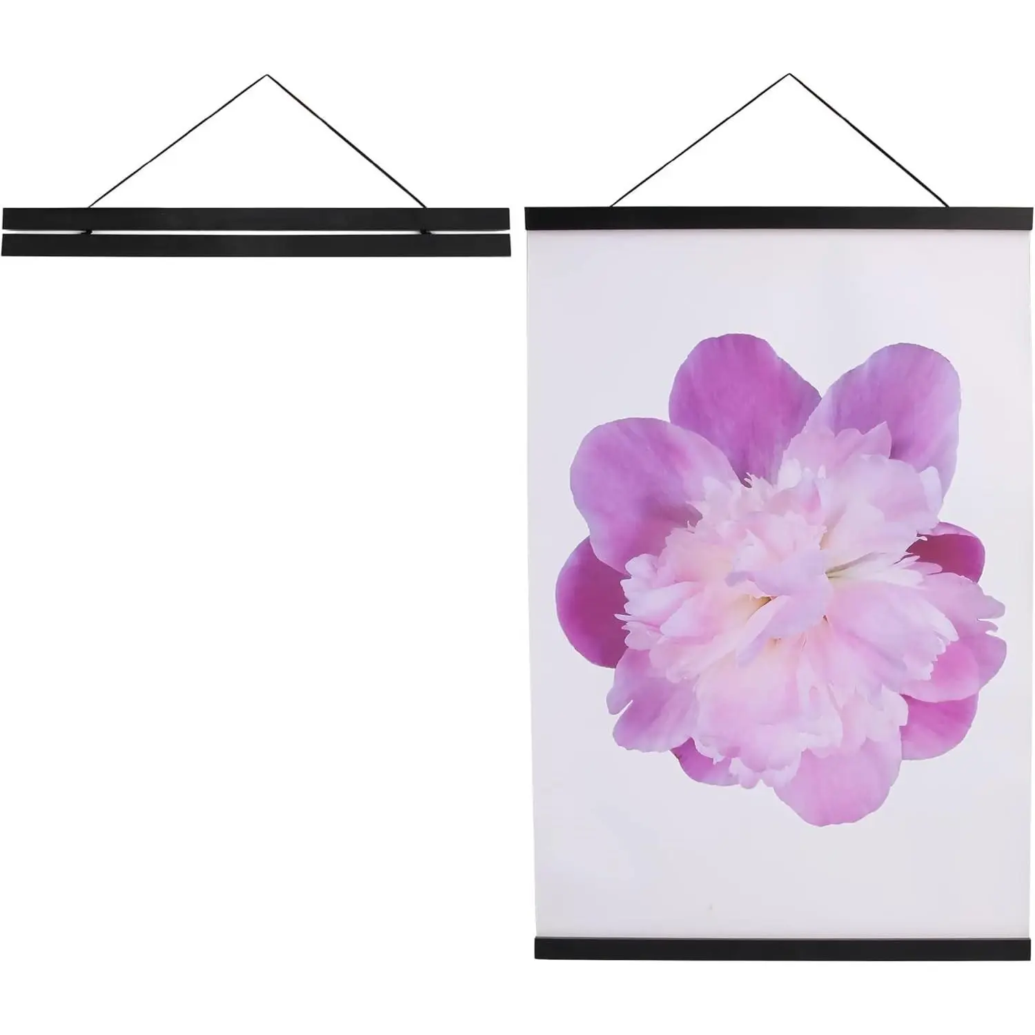 18-Inch Wood Magnetic Poster Hanger Frame Pack, Fits 18x12, 18x24, 18x28 Posters, Paintings & Photos, Black (Home Supplies Accessory for Easy Hanging), Painting, Multi-Size