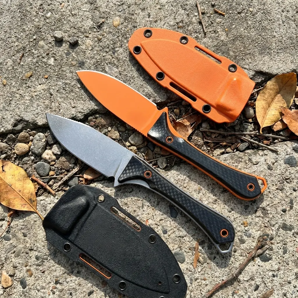 Bm15201 Outdoor Straight Knife, High Hardness Wilderness  Edc Tool, Includes Sheath, Camping Gear, Fruit Knife, Men's Gift folding damascus steel mens holiday olbers ab Portable Multi-Purpose Pocket with Slingshot Attachment