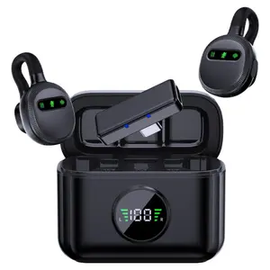 M51 Magnetic Clip Hidden Wireless Lavalier Mic Noise Cancelling for Live Streaming Recording#