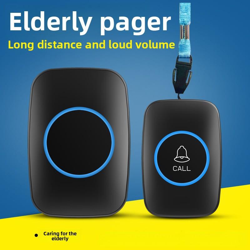 Wireless Home Elderly Call Bell Long Distance Bedside Help Button for Patients Caregiver Reminder Safety Alert Bell Wireless Home Elderly Call Bell Long Distance Bedside Help Button for Patients Caregiver Reminder Safety Alert Bell