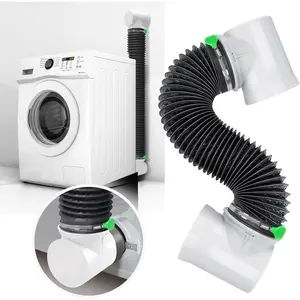Dryer Vent Hose For Tight Space,Indoor Dryer Vent, Dryer Hose Vent Kit,90  Dryer Vent Elbow,Dryer Vent Connector Kit,Dryer Vent Duct, Dryer Vent Adapter, Dryer Vent Vacuum Hose Attachment