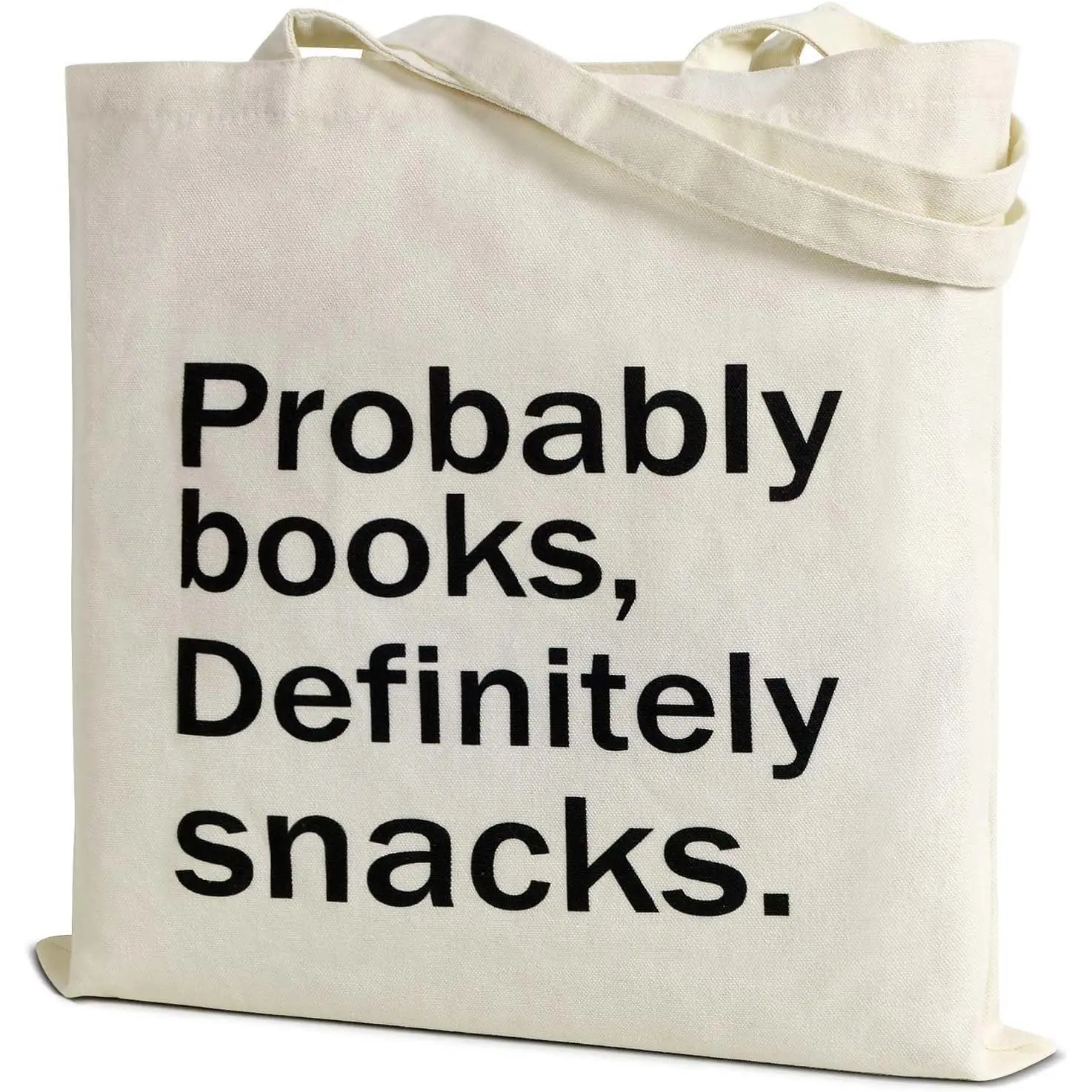 Book Tote Bag for Women, Canvas Tote Bag with Zipper Pocket,  Book Lover Bag for Work Reading Teacher Gifts