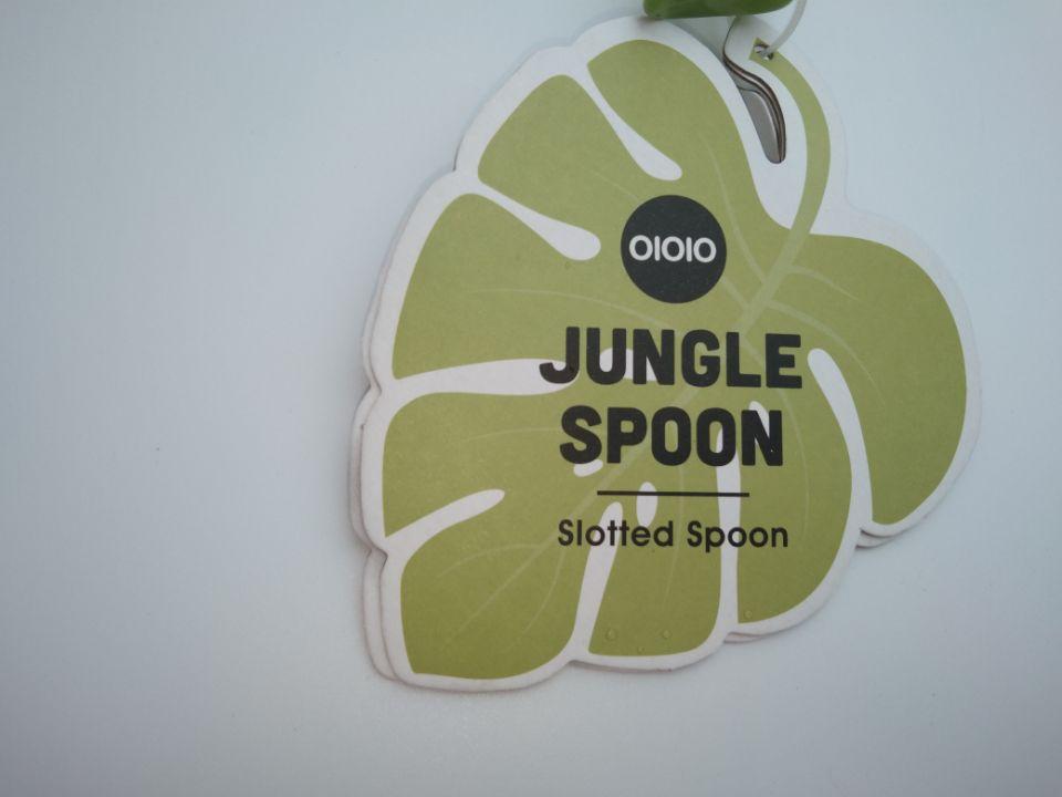 Creative Monstera Leaf Slotted Spoon, Jungle Spoon Kitchen Utensil, Unique Green Leaf Pasta Strainer