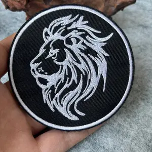 Leo Lion Tactical Patch Army Embroidery Hook&Loop Patches for Backpack Armband Military Morale Badge Hat Stickers