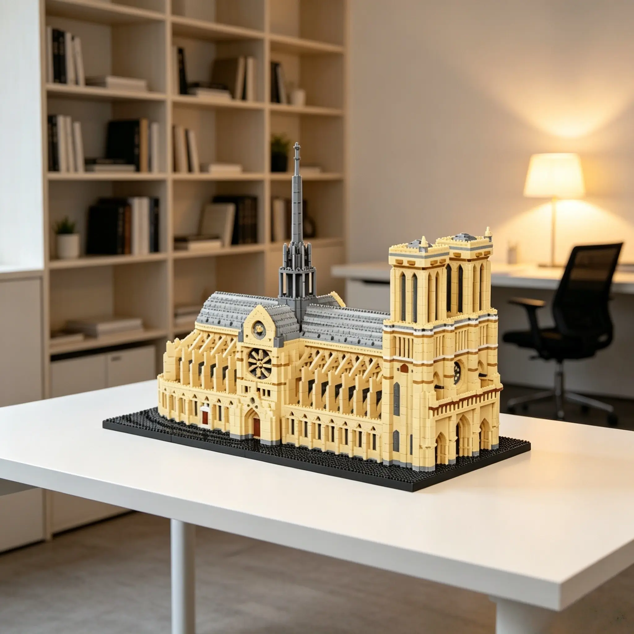 World Famous Architecture Micro Mini Building Blocks Toy, Assembly Building Blocks, Ideal for Architects and Collectors, Stress Relief Desk Decor, Perfect Gift