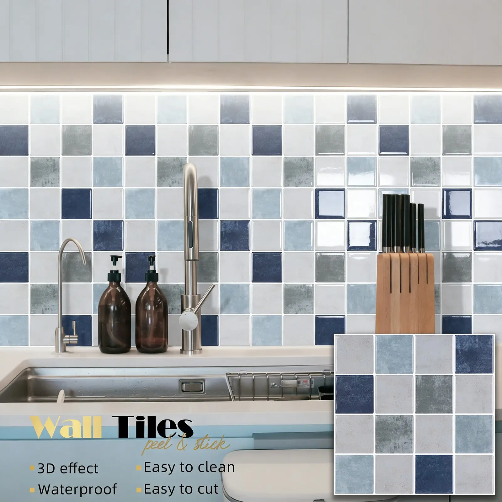 10 Sheets Self Adhesive Brick Wall Tiles DIY Room Decor 3D Vinyl Wallpaper Peel And Stick Wall Stickers For Home Decoration & Renovation, Strong Adhesive Wall Panel Decals Home Accessories