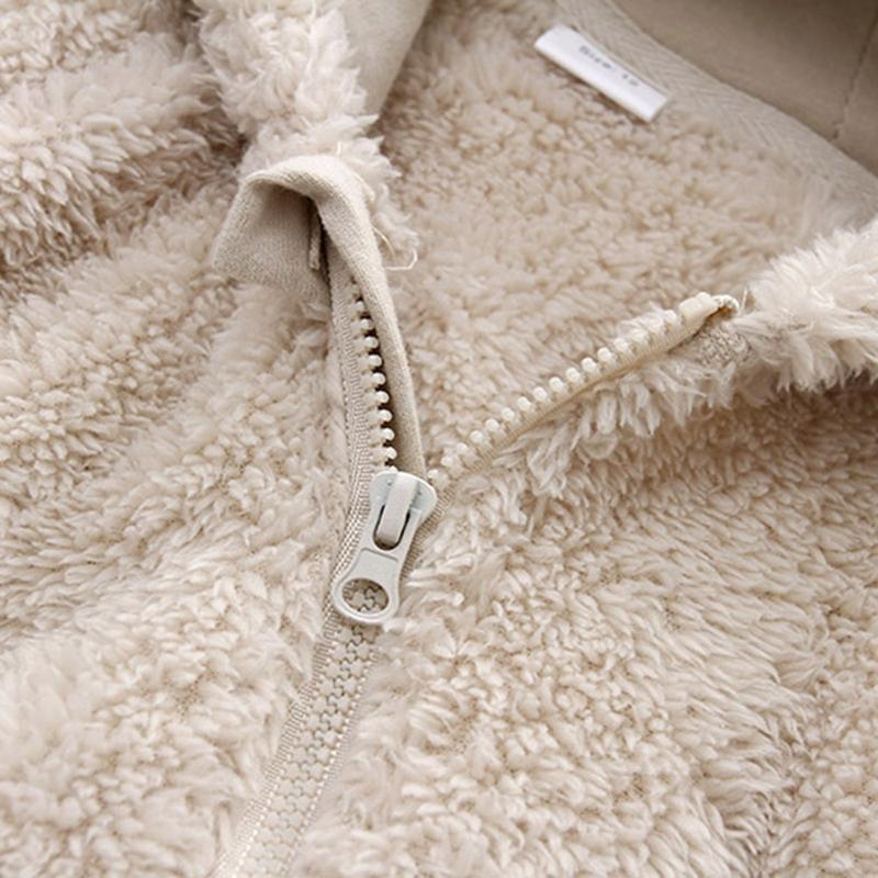 Newborn Baby Boys Girls Bear Ear Fleece Jumpsuits Outfit Long Sleeve Hooded Romper Winter Warm Snowsuit Clothes Newborn Baby Boys Girls Bear Ear Fleece Jumpsuits Outfit Long Sleeve Hooded Romper Winter Warm Snowsuit Clothes