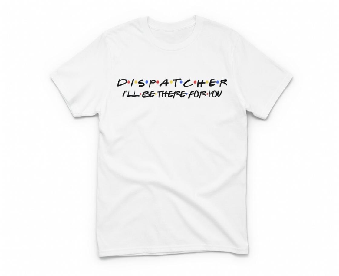 911 Dispatcher Appreciation T-Shirt, First Responders Graphic Tee, Emergency Dispatcher Support Short Sleeve Apparel, Aesthetic Thin Gold Line & Public Safety Gift Fashion Top, Viral Trendy Hero Behind the Headset Statement Streetwear Crew Neck