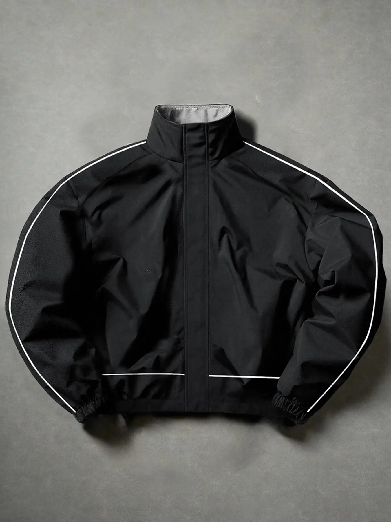 Men's Soft Shell Work Stand Collar Jacket, Durable and Comfortable Design, Perfect for Outdoor Activities and Daily Wear, Fashionable and Practical