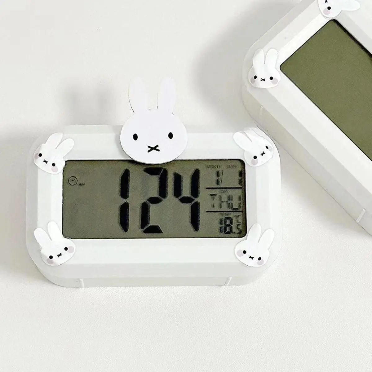 Anime Miffy Alarm Clock Student Luminous Bedside Simple Creativity Electronic Clock Multifunctional Dormitory Alarm Clock Lovely