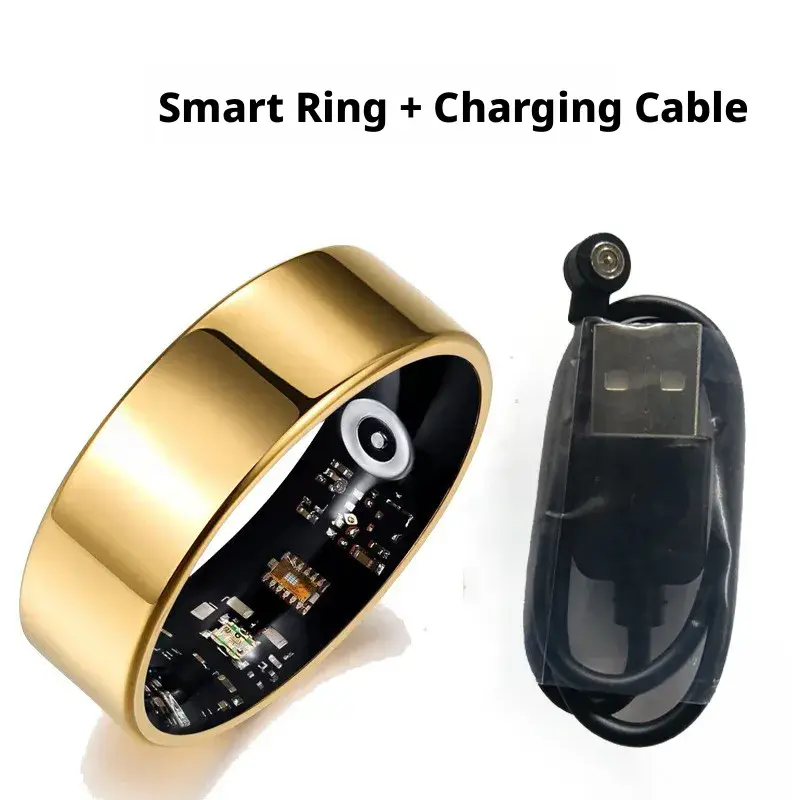 Sleep Tracking Smart Ring Multifunctional Smart Ring, Solid Color, Video Streaming, Heart Rate, Blood Oxygen, Sleep Monitoring, Waterproof Sports Ring