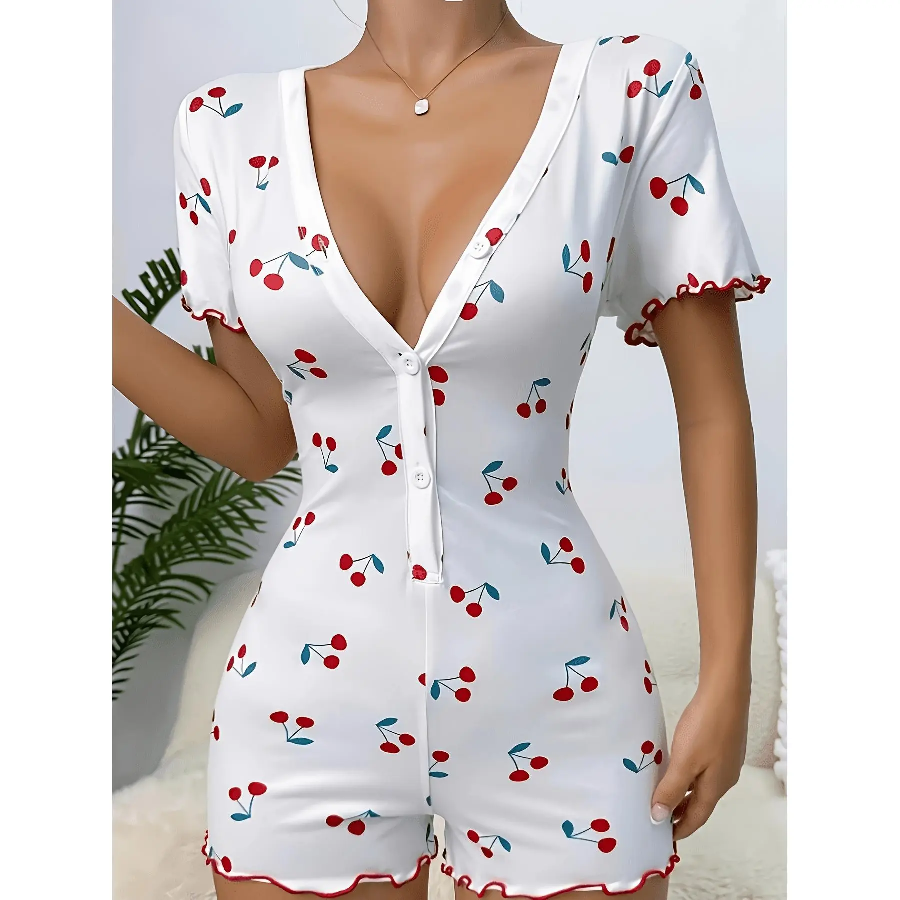Cherry Printed Jumpsuit