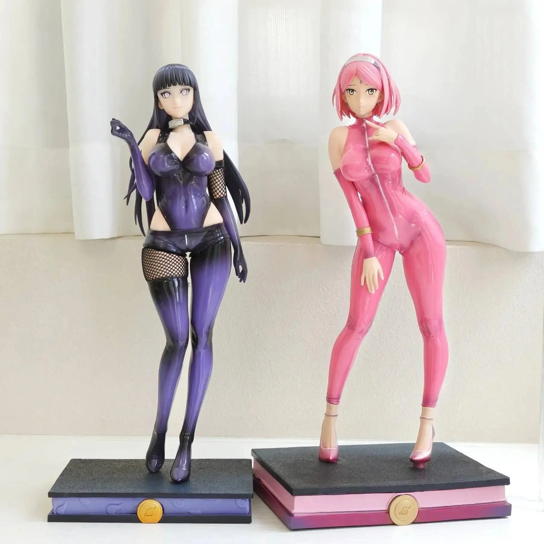 30cm Gel Coat Sexy Figure Kinomoto Sakura Hyūga Hinata Anime Girl Action Figure Toy High Quality Statue Collection Model Doll