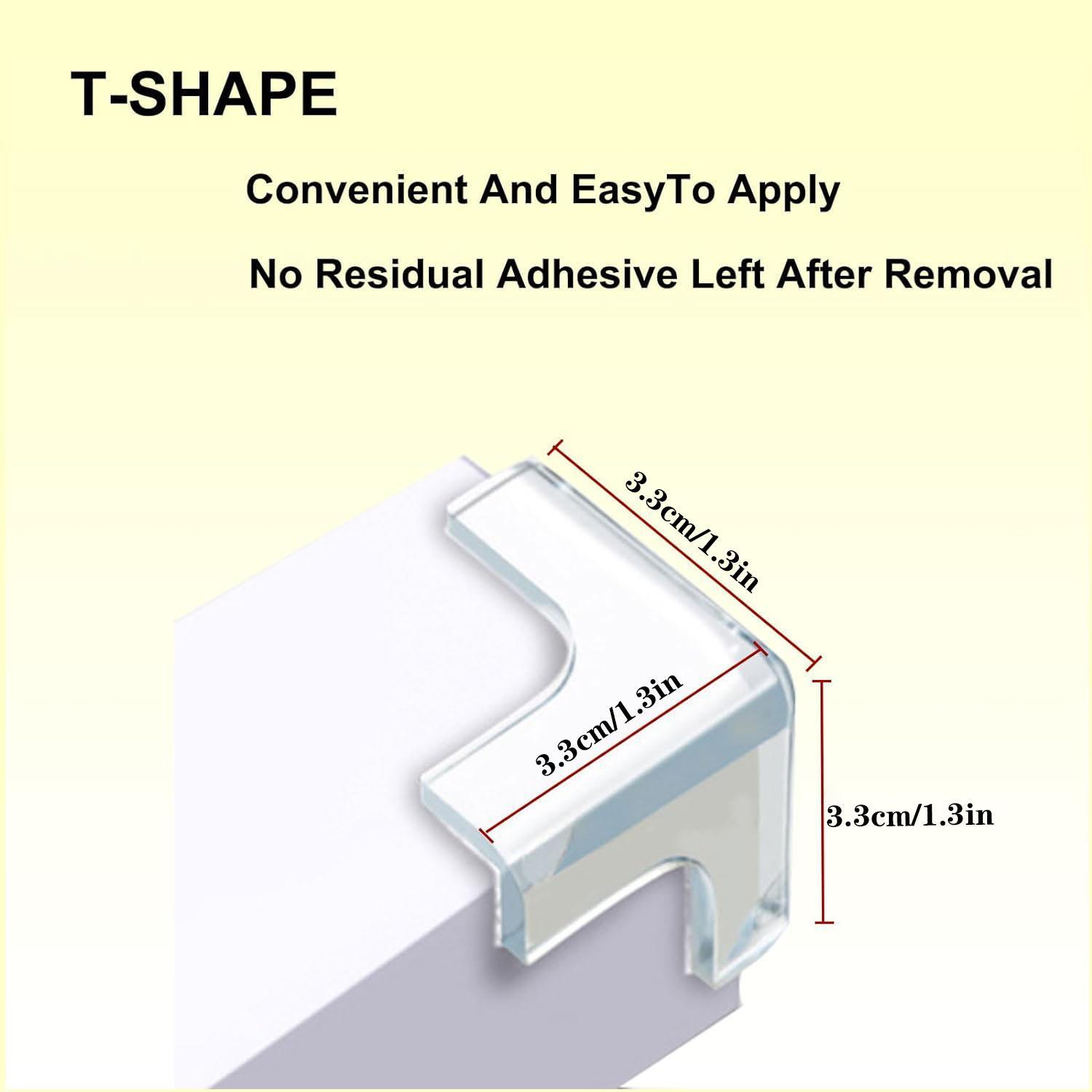 Clear Anti-collision Furniture Corner Protector, Transparent Soft Anti-collision Furniture Corner Protector, Universal Furniture Corner Protector for Home Office