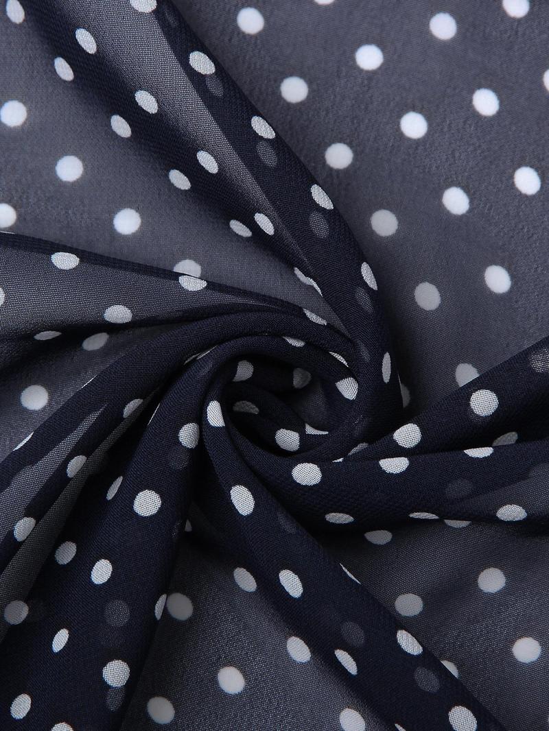 Women's Polka Dot Print Bodycon Tube Dress, Casual Fashion Strapless Dress for Daily Outdoor Wear, Ladies Dress for Summer