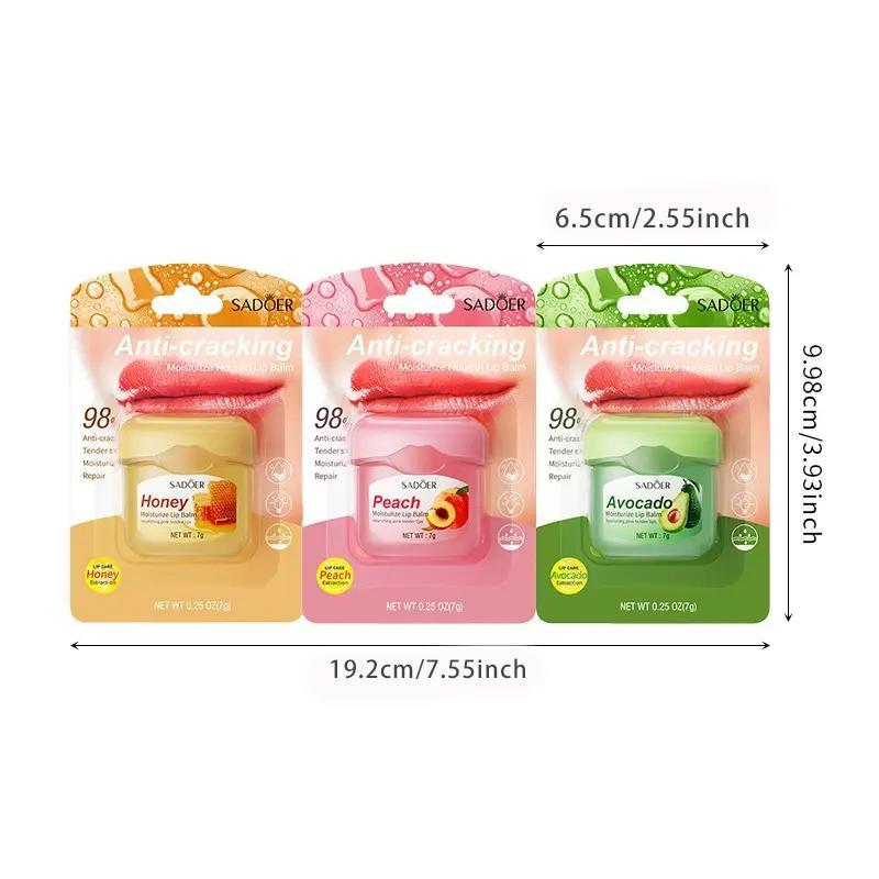 Juicy Fruit Flavor Moisturizing Lip Balm Gift, Hydrating Lip Moisturizer, Summer Lip Skincare Product for Women & Girls, Comfort Skincare Gift