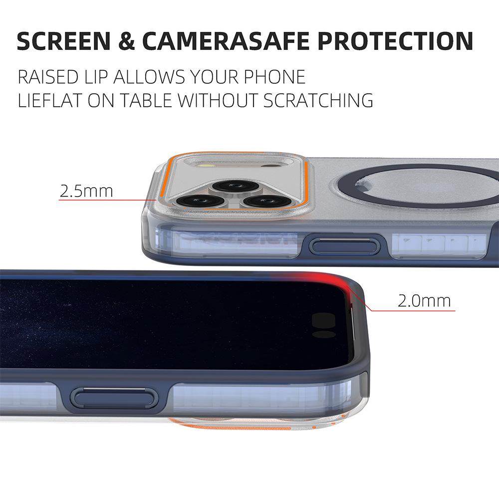 Bracket phone case for iPhone 17 Pro Max, PC+TPU two-in-one phone case