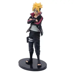 24cm Anime figure NARUTO BORUTO THE MOVIE Figure Uzumaki Boruto Action Figure Standing PVC Collection Model Toy Model Dolls
