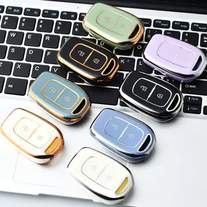 New TPU Key Case for Renault Duster Dokker Logan Stepway Clio 5 SS2 for Dacia Sandero Stepway Logan Renault  Car Key Cover
