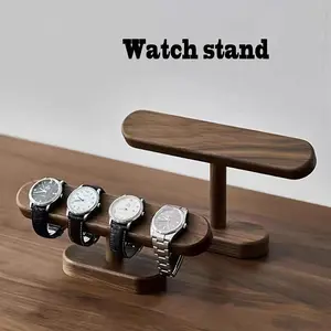 A Watch Stand, Solid Wood Watch Holder, Creative Decorative Storage Rack, Watch Display Shelf, Bracelet and Necklace Holder
