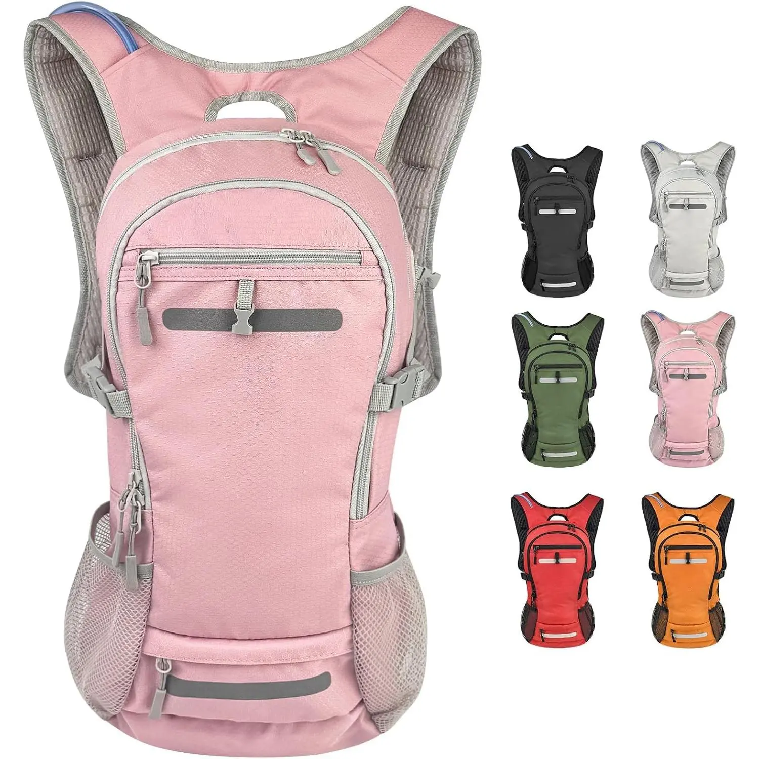 20L Multipurpose Hiking Backpack with 3L Water Bladder – Durable Hydration Pack with Insulated Bladder Compartment, Hidden Helmet Holder & Rain Cover for Hiking, Commuting, CampingGift