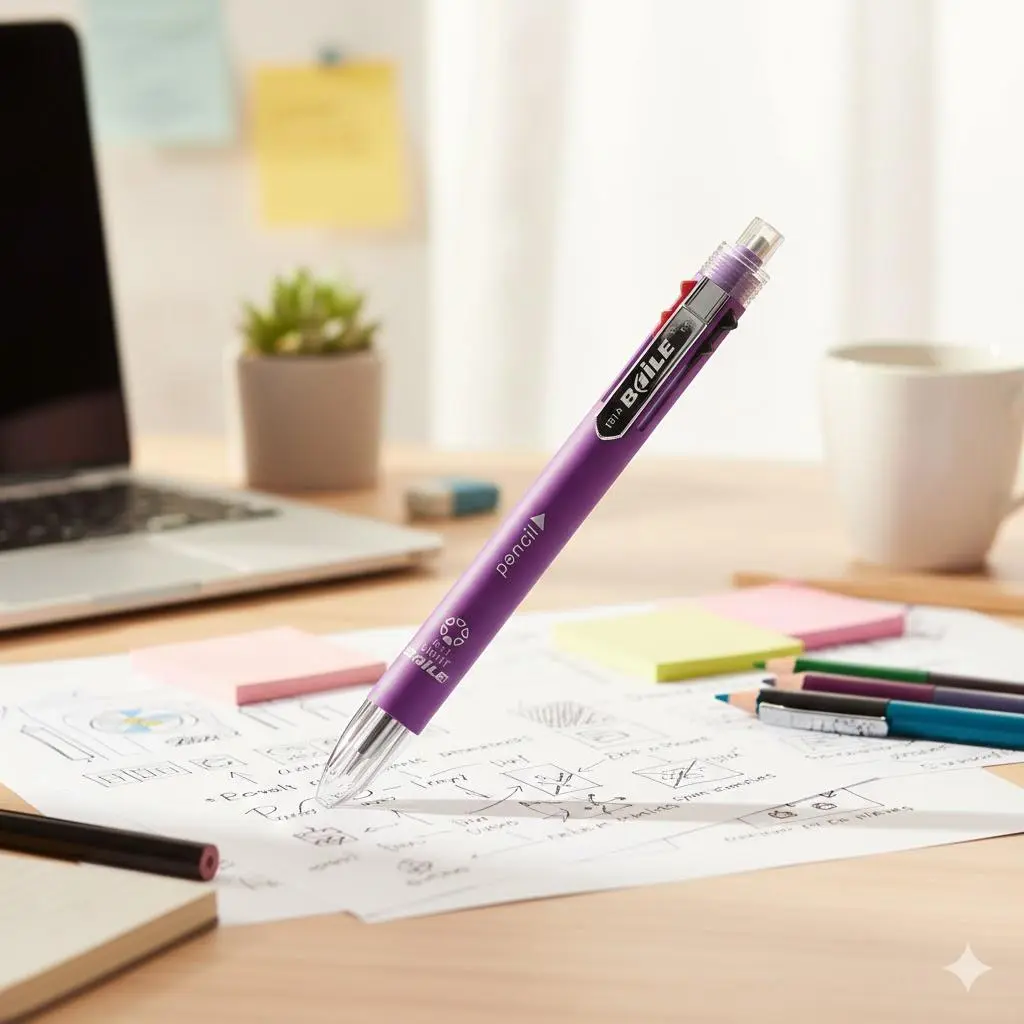 6-in-1 Retractable Highlighter Set with Anti-Slip Grip, Refillable Multicolor Pens for Students & Office, Portable Exam Study Note Taking Tools, Must-Have Writing Supplies for School & Work Organization