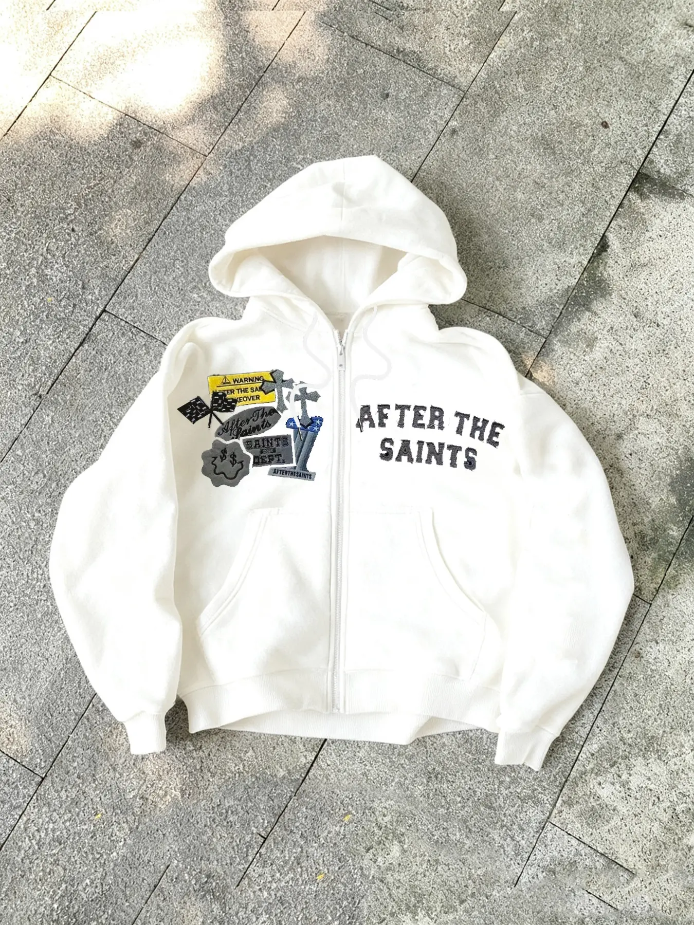 Racing Series Graphic Print Hooded Long Sleeve Zipper Sweatshirt, Loose Casual Fit, Fall & Winter Fashion, Men's Streetwear, Graphic Hoodie Sweatshirt