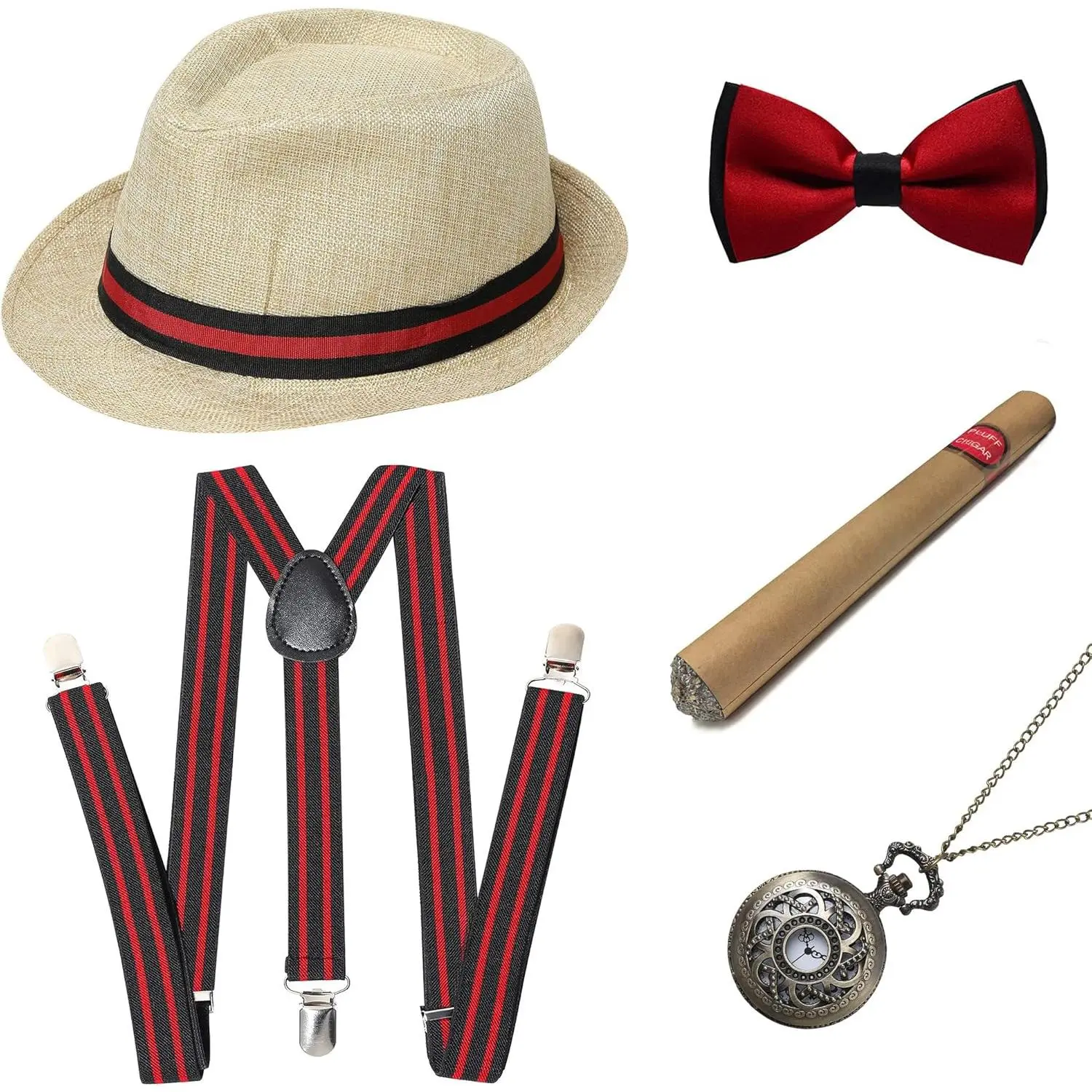 Beige Red Set