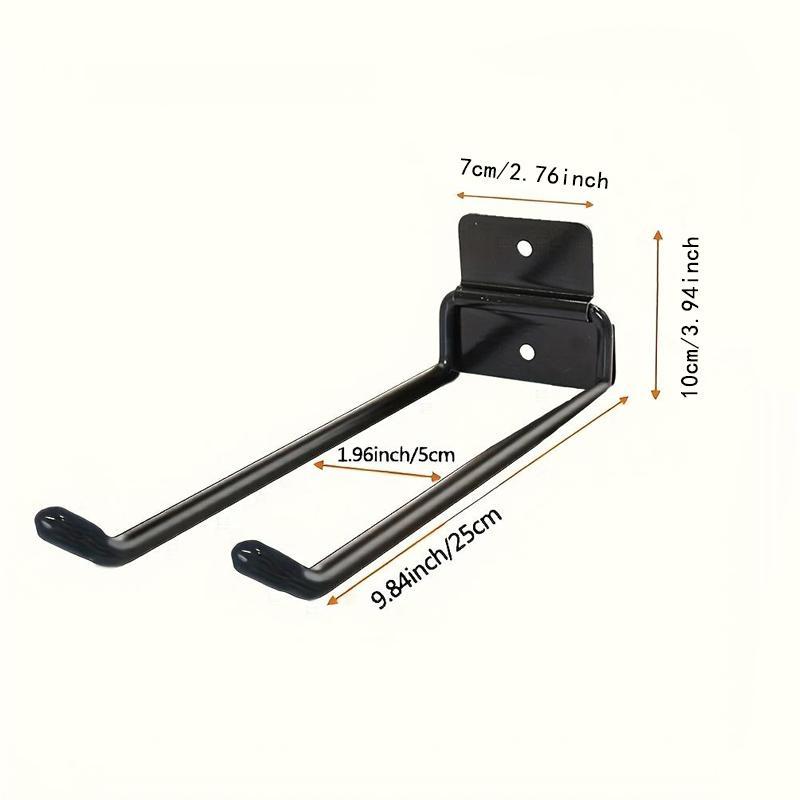 Wall Mounted Garden Tool Hanger, 1 Count Shovel & Rake Hanger, Garden Tool Organizer, Garden Tool Storage Hook, Home Organizer, Yard Tool Rack