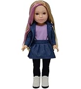 Convertible Combo Baby Doll Stroller for 3 Year Old Girls & Up |   Play Toy Baby Stroller for Dolls, Folding Adjustable Bassinet Carriage Buggy with Storage Basket Converts to Sit Up Pushcart Pram, Red