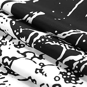 Skull Tapestry, Gothic Horror Moon Skeleton Mystic Dark Tapestries for Bedroom Grunge Wall Hanging Black and White