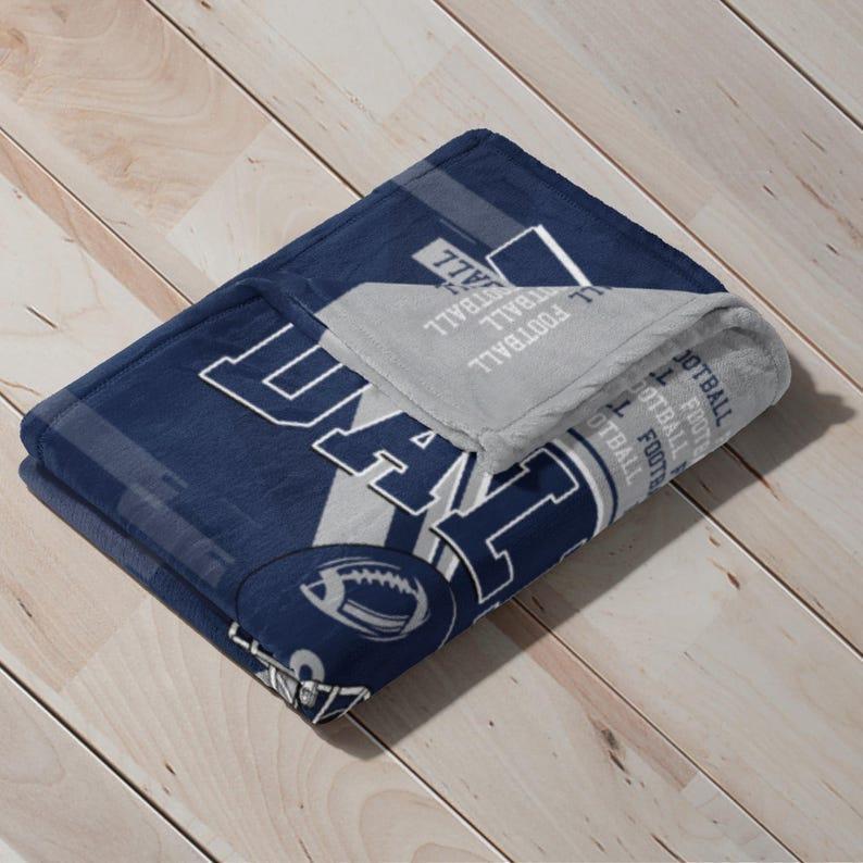 Dallas Football Vintage Style Personalized Blanket, Dallas Football Blanket, Cowboy Blanket, Dallas Blanket, Dallas Fans Gift280gsm