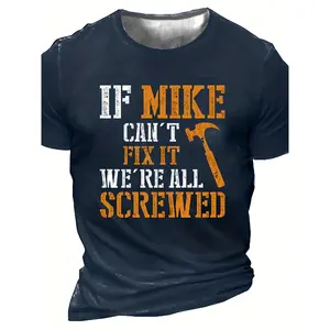 Ueiex men's Tshit sogan T-shiet iether graphic pent saler colat navy bhue gray caley, 3D printed outdoer steet sthort sleve printed diating