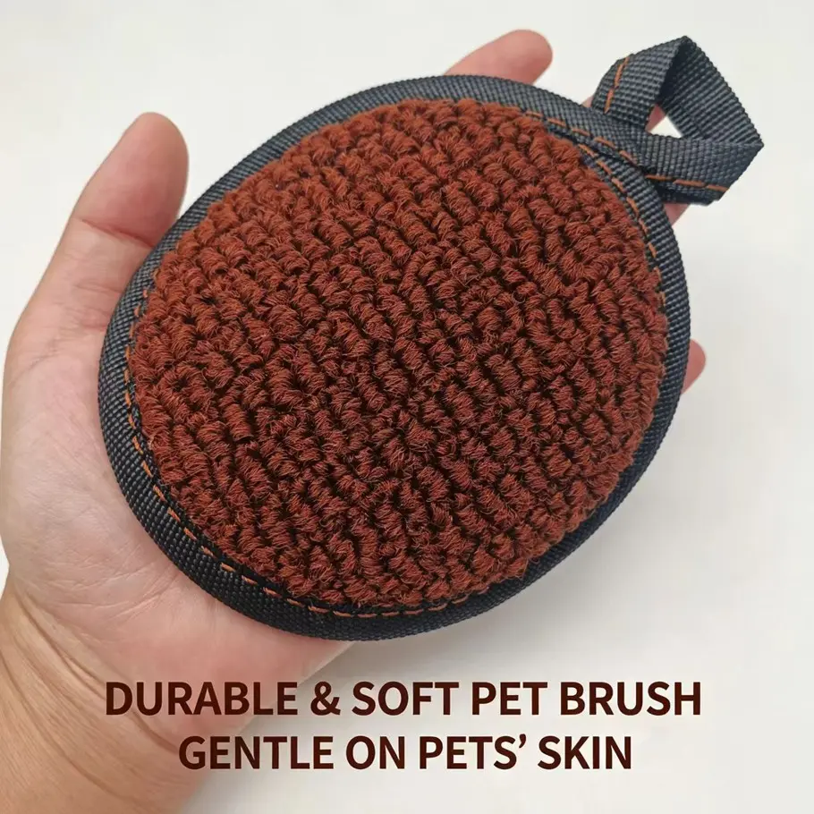 Round Exfoliating Bath Sponge, Painless Heavy Scrub Bath Tool for Men & Women, Removes Dead Skin & Dirt for Exfoliating Shower Use