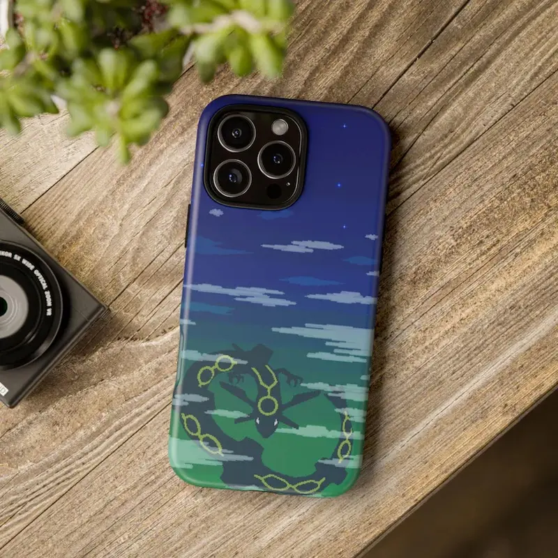 Pixel Art Emerald Phone Case Anime-Inspired GBC Phone Case Retro Gaming Gifts Anime Phone Case Gamer Accessories Cute iPhone17 16 15 14 13 Case