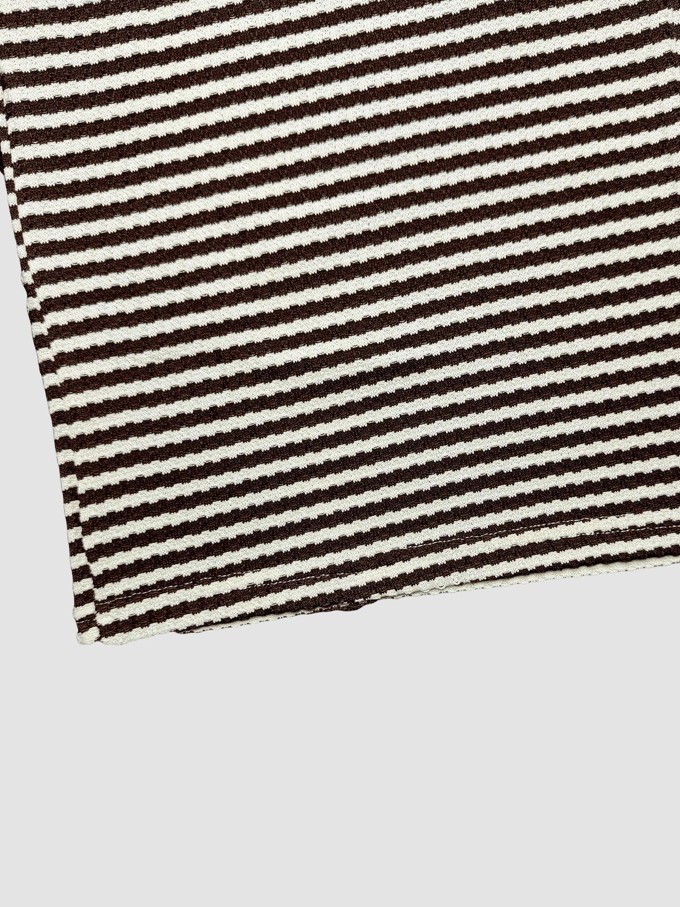 Striped Drawstring Knit Casual Wide Leg Pants, Comfortable Relaxed Fit Trousers for Everyday Wear, Perfect for Leisure Activities