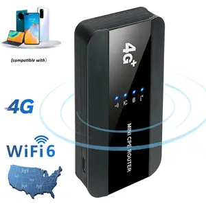 Pocket WiFi Hotspot 150Mbps for USA, Portable Wifi Hotspot For Travel, 4G LTE SIM Card Mobile Hotspot Router, Up to 10 Devices, Long Battery Life Plug & Play Multi-Device for Travel Camping