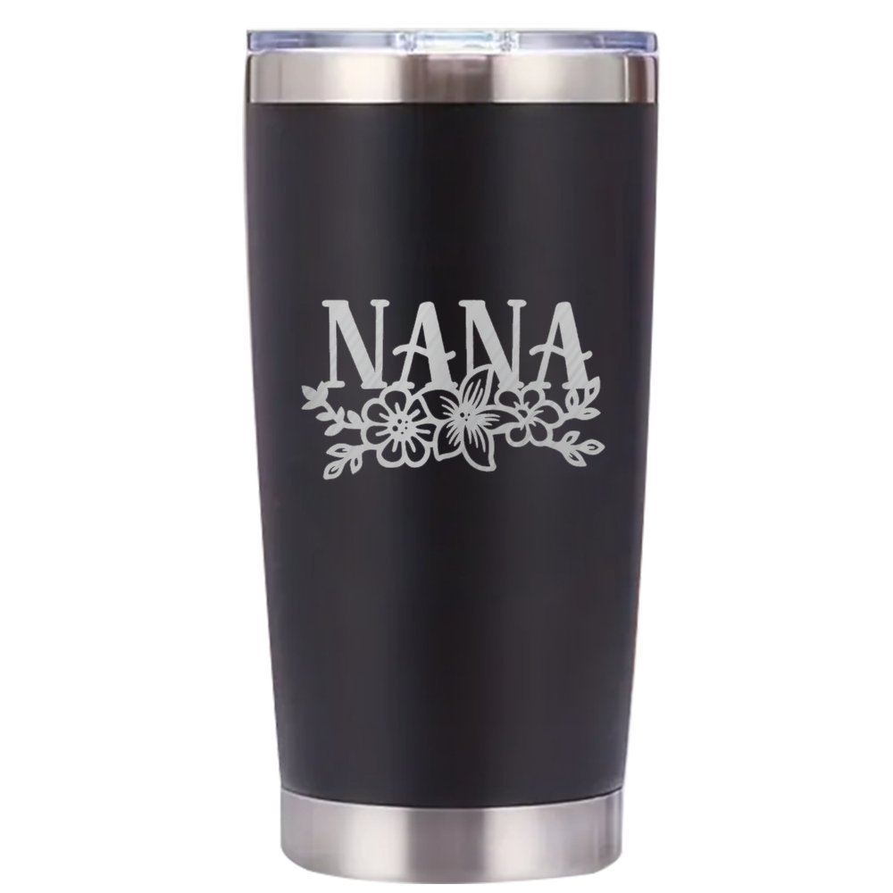 1pc - 20oz/591ml Stainless Steel Nana Grandma Coffee Cup | Multipurpose, Reusable, Hand Wash Only, 304 Stainless Steel, Ideal for Birthday and Mother'S Day Gifts