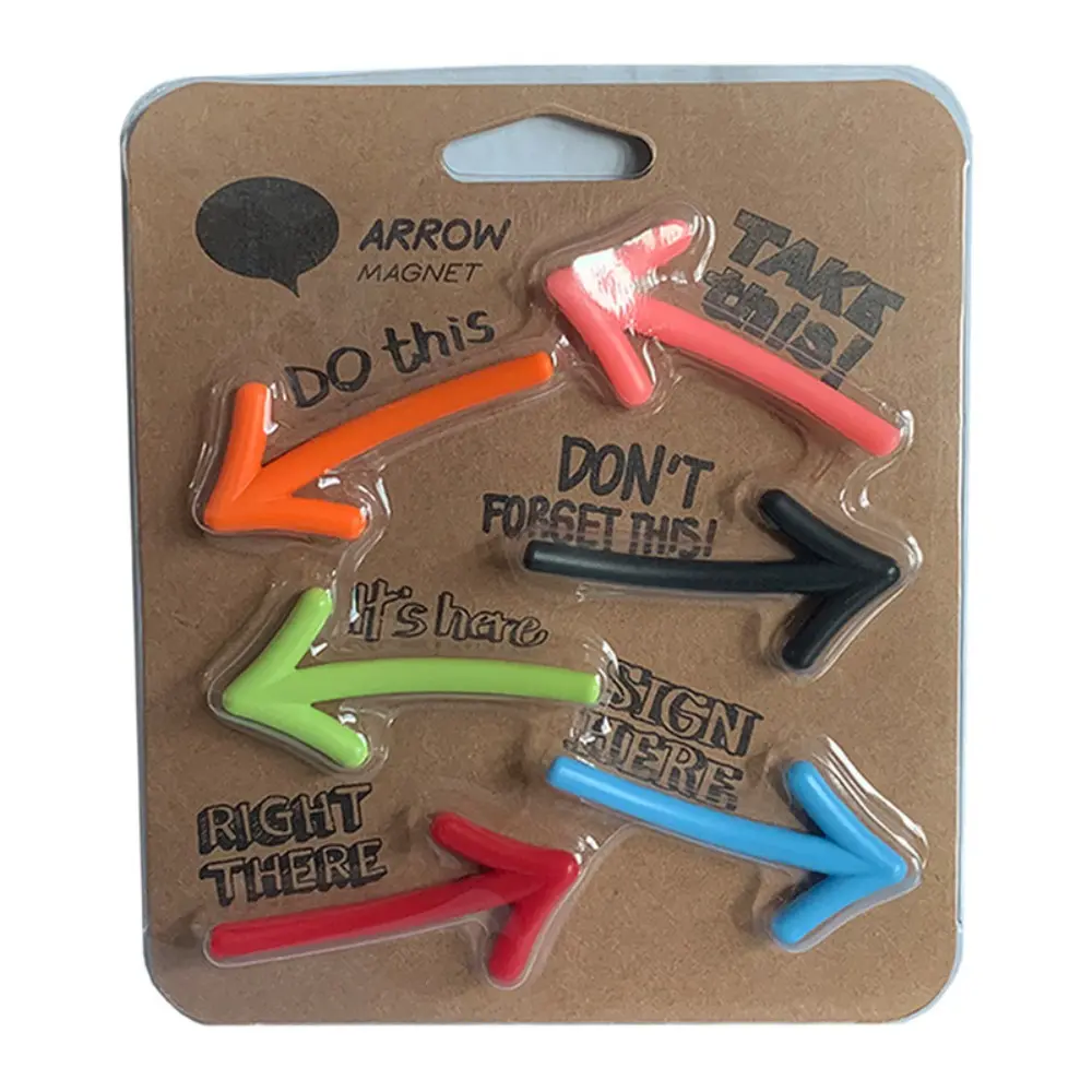 Cute Arrow Shaped Fridge Magnets, 3D Stereo Message Board Refrigerator Magnets