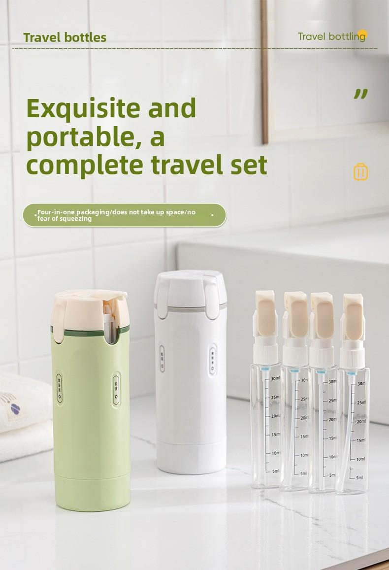 Travel Dispensing Bottle Portable Cosmetic Set Shampoo Shower Gel Makeup Remover Oil Washing Dispensing Bottle Leakproof