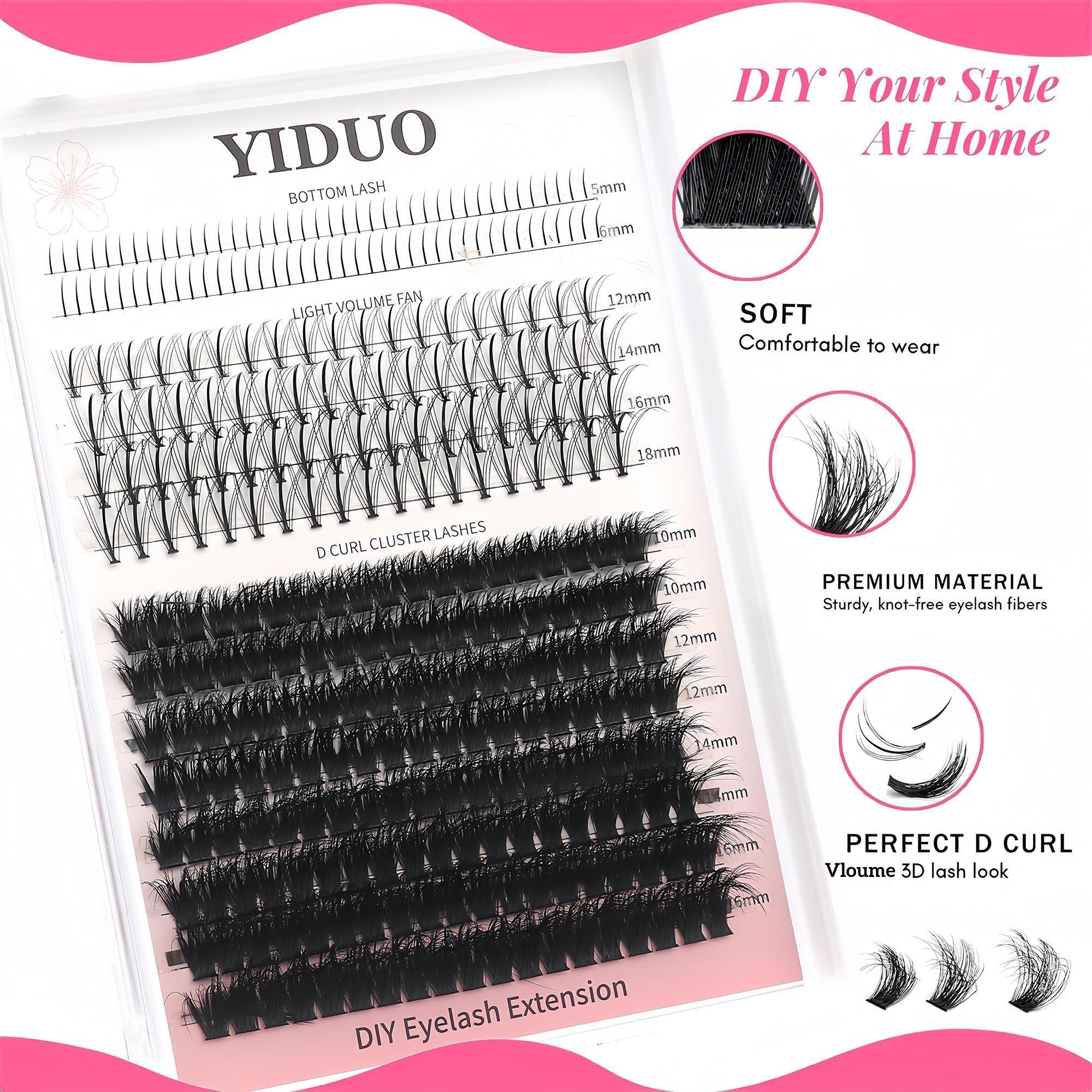 Mixed Length Individual False Eyelashes Kit, Natural Look Eyelash Extensions with Lash Bond & Seal & Remover & Tweezers & Brush & Headbands, Self Grafting Curvature Eyelashes, Eye Makeup Enhancement False Eyelashes, Diy Lashes Cluster #GLOBAL PICKS Mixed Length Individual False Eyelashes Kit, Natural Look Eyelash Extensions with Lash Bond & Seal & Remover & Tweezers & Brush & Headbands, Self Grafting Curvature Eyelashes, Eye Makeup Enhancement False Eyelashes, Diy Lashes Cluster #GLOBAL PICKS