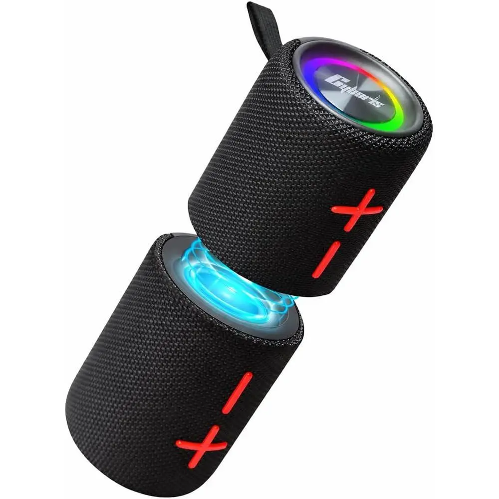 2 in 1   Splittable  Speaker, IPX6  Split Portable  Speaker with 20W Loud Stereo Sound,  V5.3, 24H Playtime, Multiple pairing for ,Outdoor or Travel