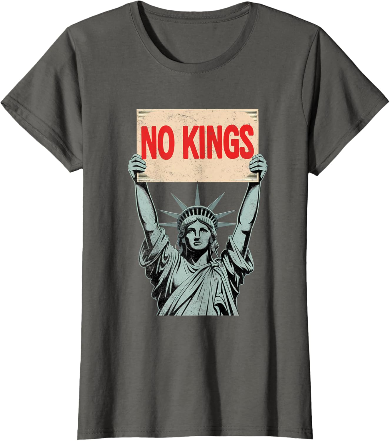 No Kings Statue of Liberty Resist T-Shirt