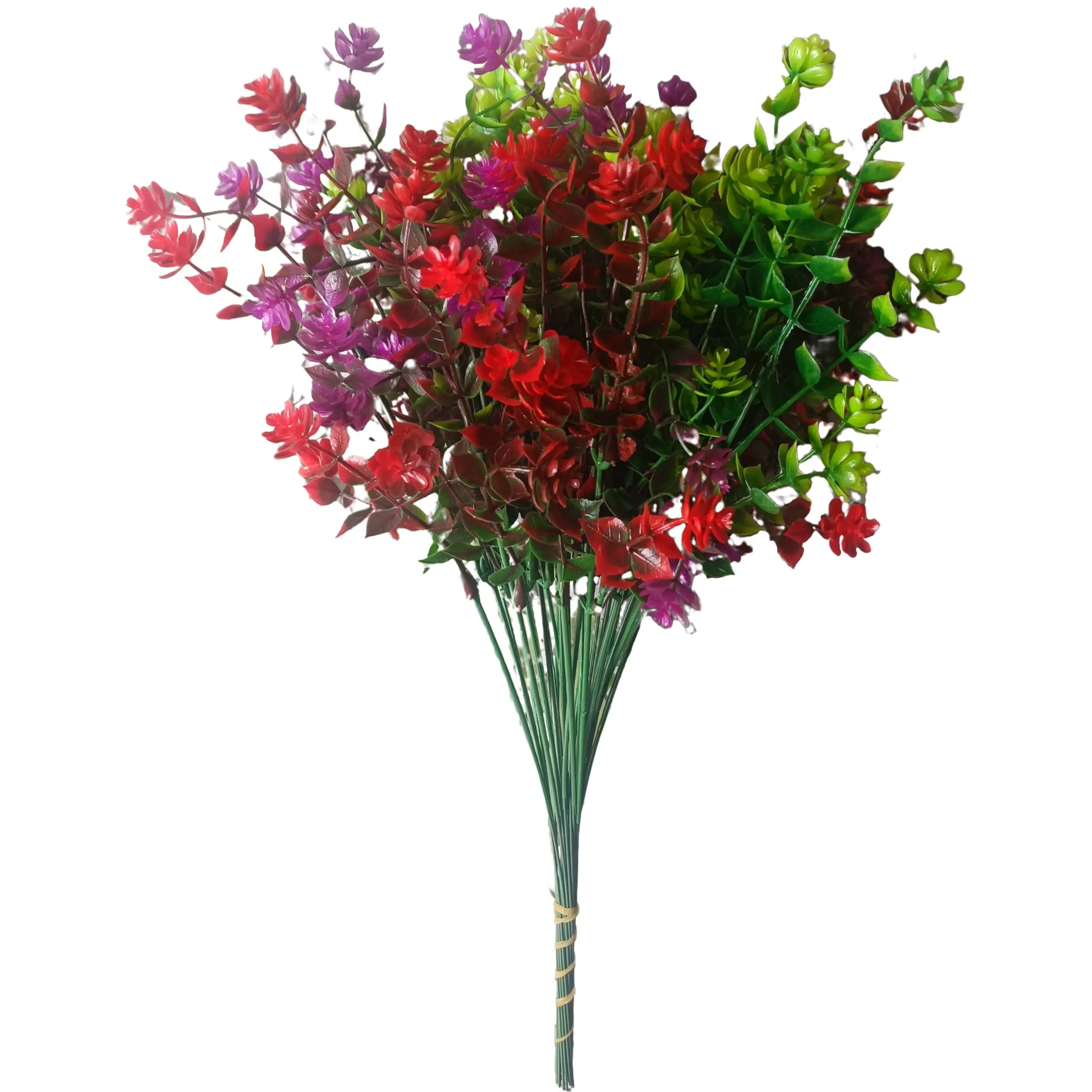 30PcsNoVaseUVResistantFadeProofWaterproofHomeDecorTableCenterpieceWeddingArchBalconyPatioGardenYardCemeteryBabyShowerPartyDecorMother'sDayGiftValentine'sDayChristmasThanksgivingEasterGiftforHerMomRealTouchPlasticFlowersFauxFlowersartificial flowers