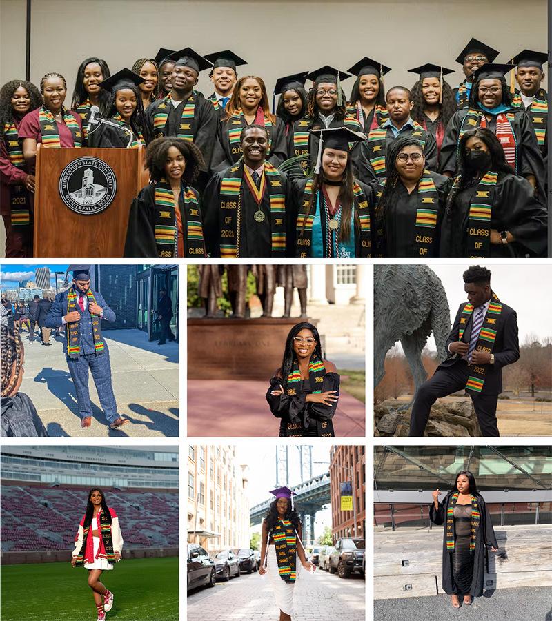 Graduation Stole Class of 2026| Celebrate Culture with the African Graduation Stole Senior 2026 Graduation Sash, Class Of 2026 School Ceremony Decorations