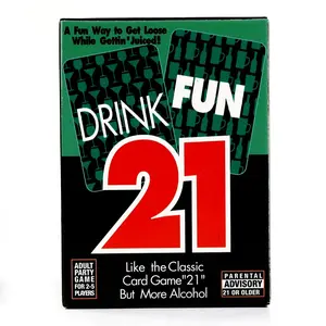 Drink Fun 21 Card Game with 56 Cards, Ultimate Mystery Game for Adults, Perfect for Game Nights, Hilarious Party Card Game