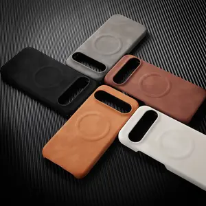 Compatible with Pixel 11 Pro XL/10/9/8/7 Series | Anti-Scratch Shockproof Phone Case, Comfortable Soft Lambskin Finish, Built-in Magnetic Adsorption Design HNZ0086