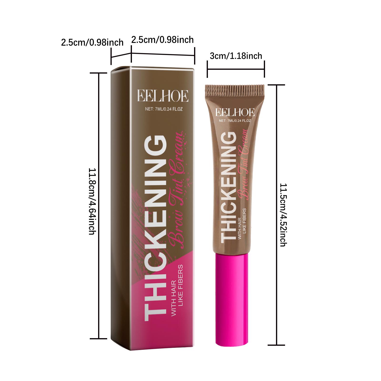 EELHOE Fiber Brow Dye Series, Natural Makeup, Color, Water Resistance And Stereoscopic Eyebrow Makeup