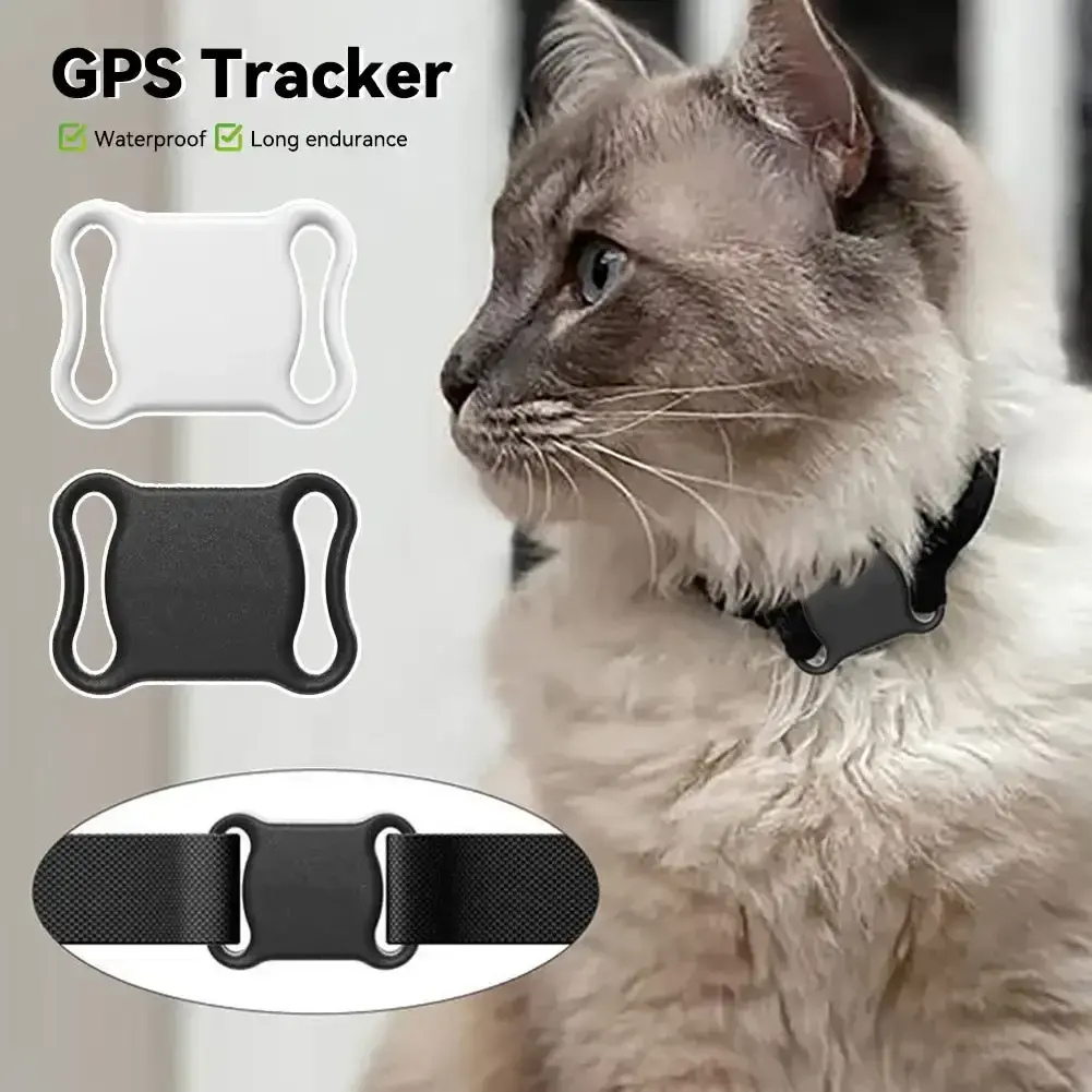 Mini GPS Pet Tracker Device, Durable Waterproof Wireless Bluetooth Locator for Cats & Dogs, Smart Animal Finder
